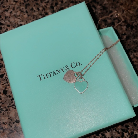 Tiffany & Co. Jewelry - Tiffany & Co. Double Heart Tag Pendant
